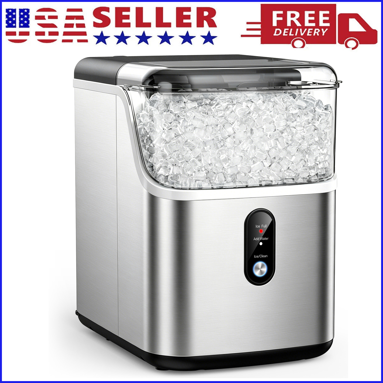 Home Improvement Kitchen - Nugget ice Maker countertop, Soft Pebble