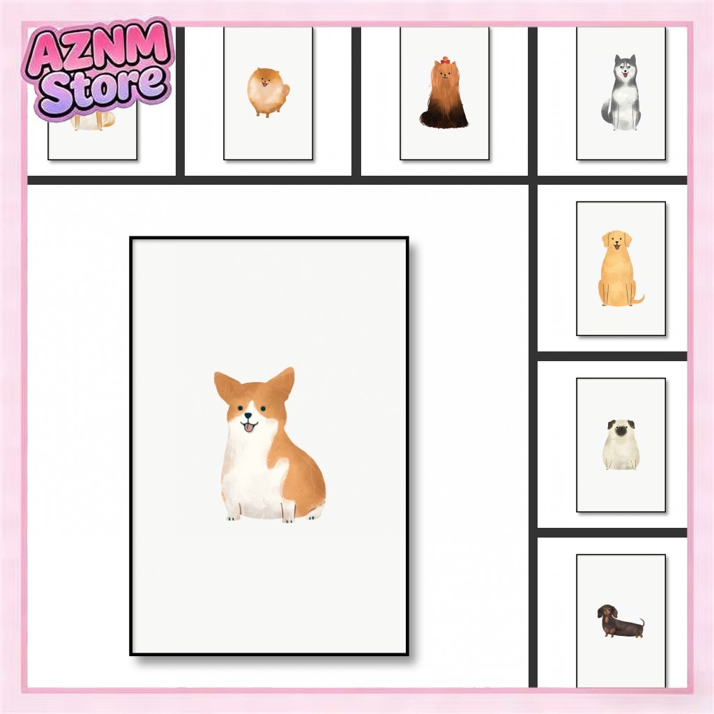 Home Improvements - 1pc frameless Minimalist Style Animal Art