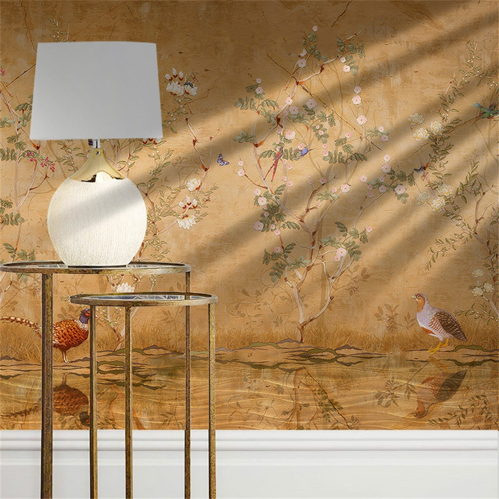 Home Improvement Background - custom Modern floral wallpapers for living