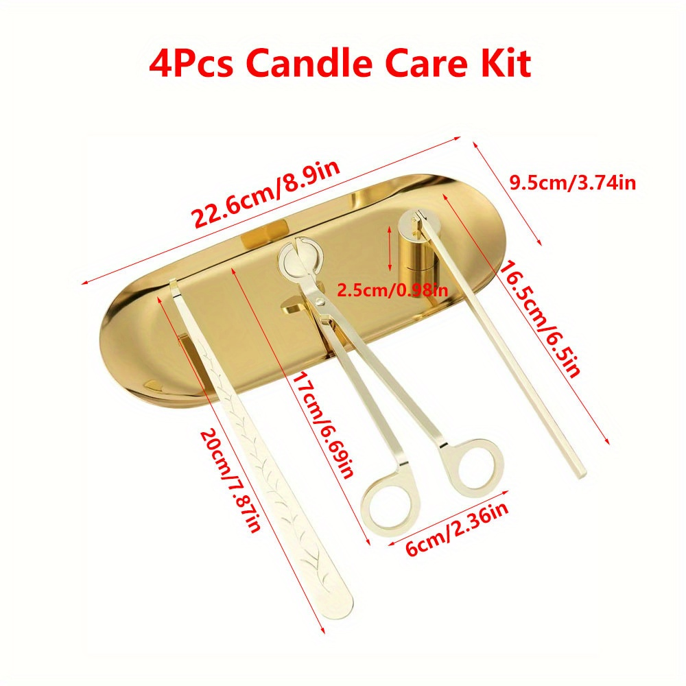 4pcs/set Luxury Candle Care Ki - Home Improvements recensione e prezzo