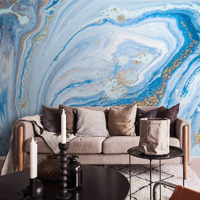 Custom Large Murals Blue Marbl - Home Improvement Background recensione e prezzo