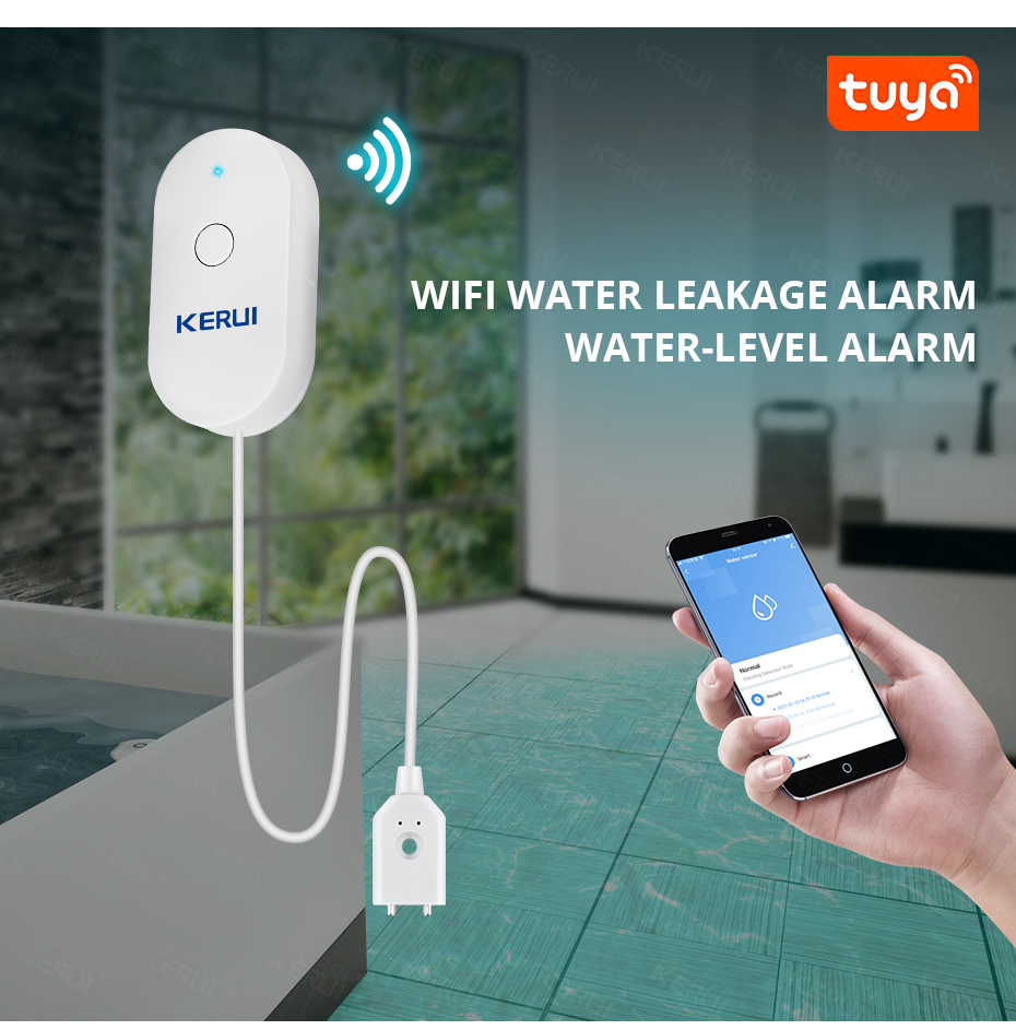 KERUI Smart  WiFi Water Sensor - Home Improvement Kitchen recensione e prezzo