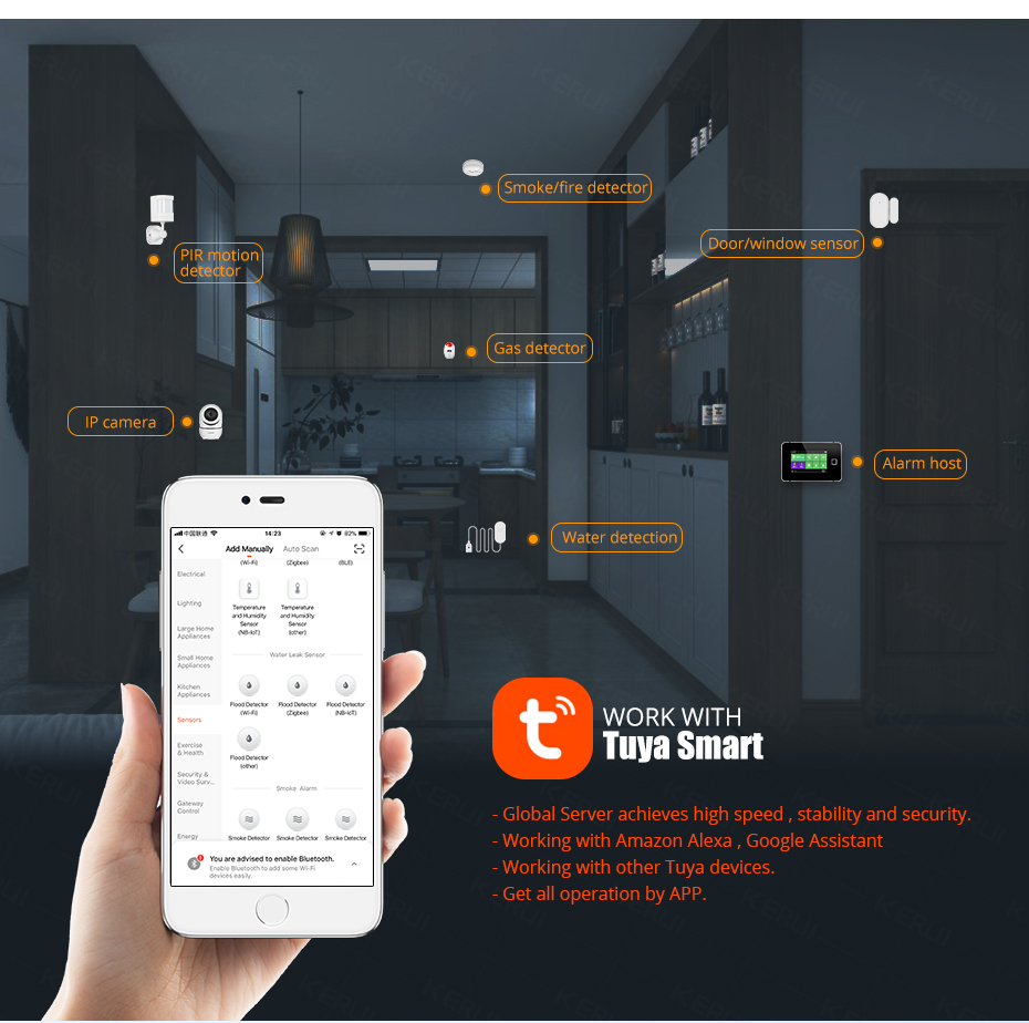 KERUI Smart  WiFi Water Sensor - Home Improvement Kitchen recensione e prezzo
