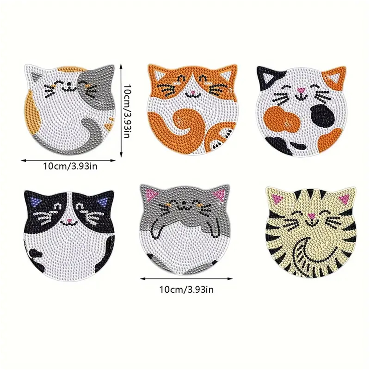 6 Pieces/set DIY Cat Rhineston - Home Improvement Kitchen recensione e prezzo