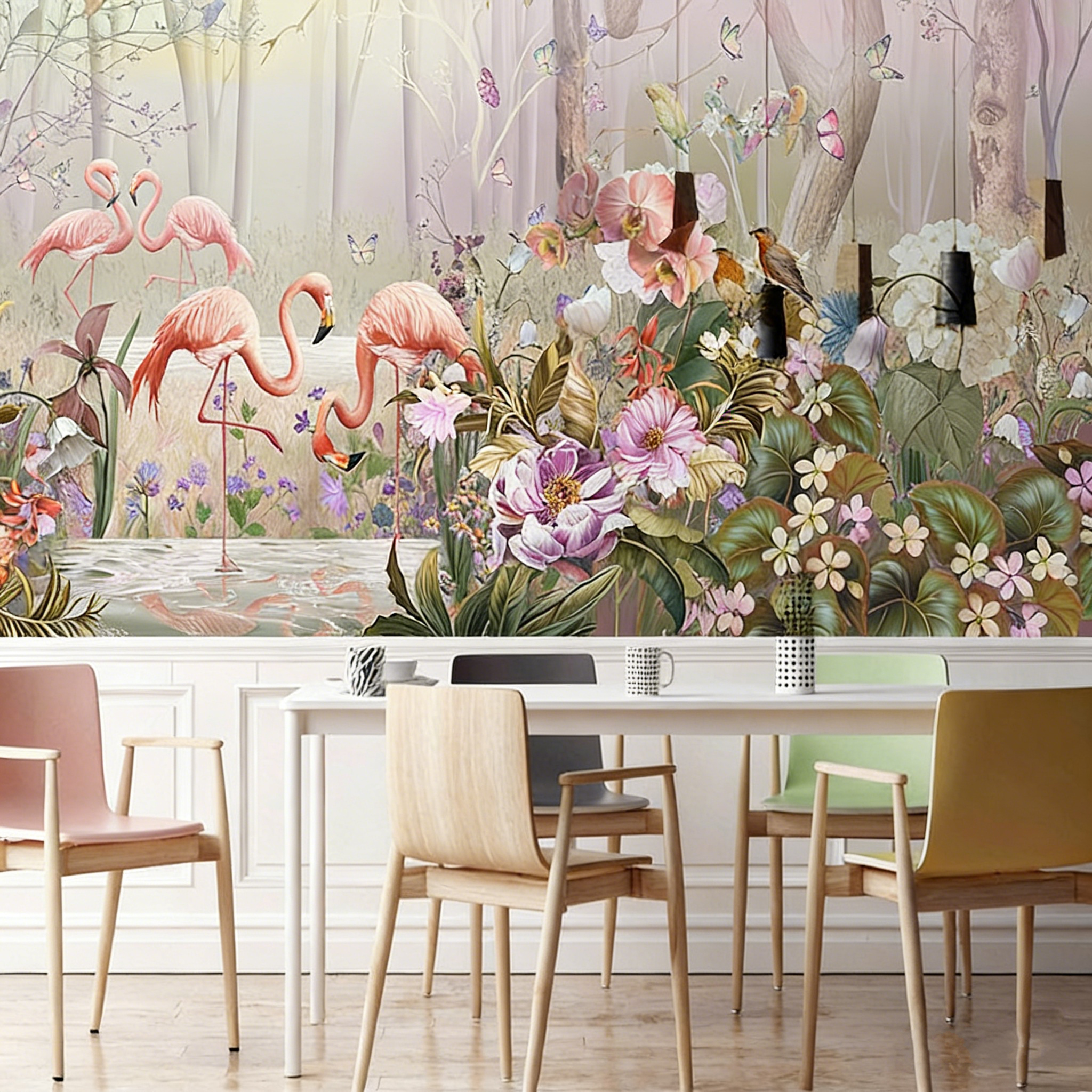 custom flamingo wallpapers for - Home Improvement Background recensione e prezzo