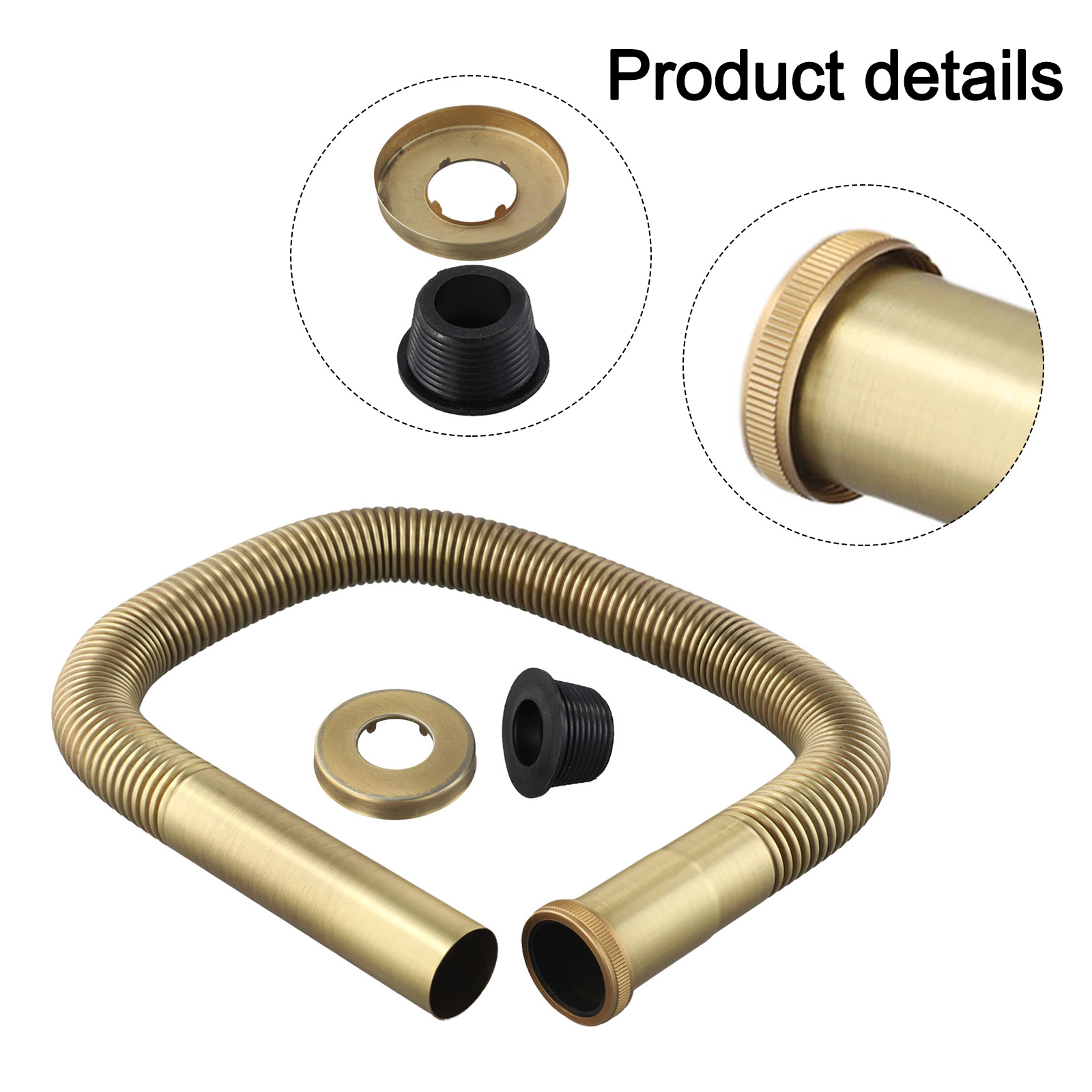 1pc Flexible Hose Brass Hose S - Home Improvement Kitchen recensione e prezzo