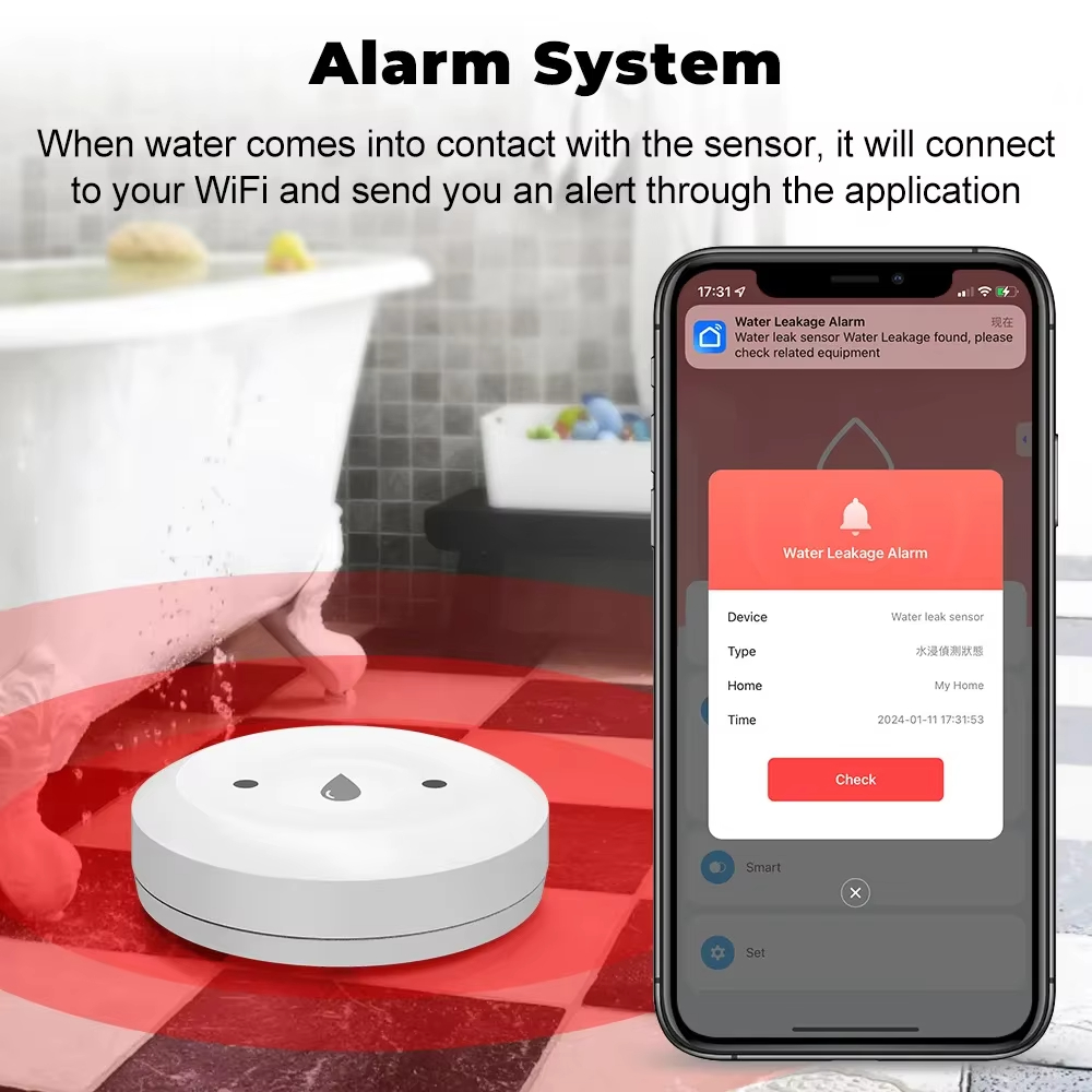 Tuya ZigBee 3.0 Water Leak Det - Home Improvement Kitchen recensione e prezzo