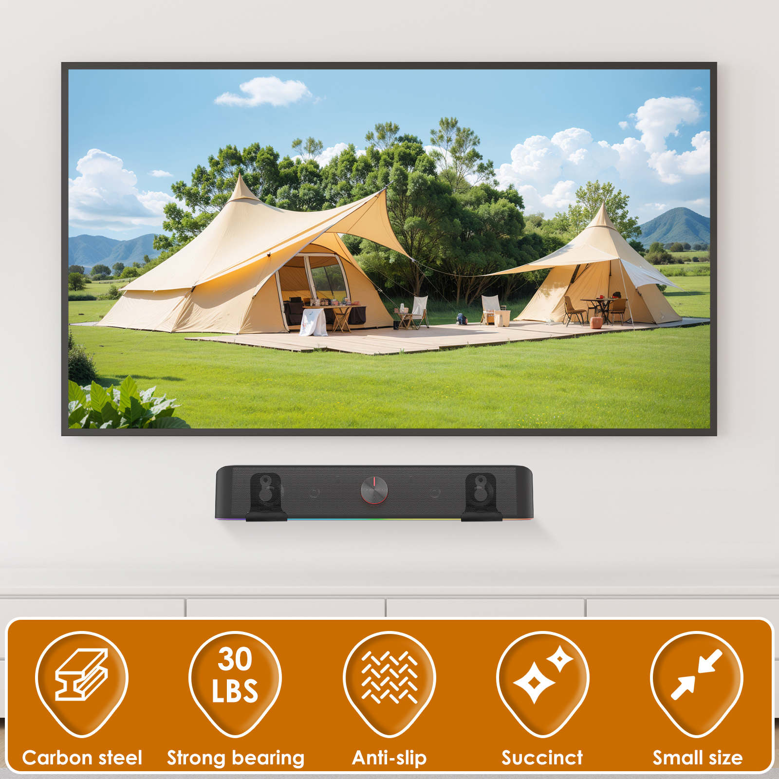 2Pcs Soundbar Speaker Stands W - Home Improvements recensione e prezzo