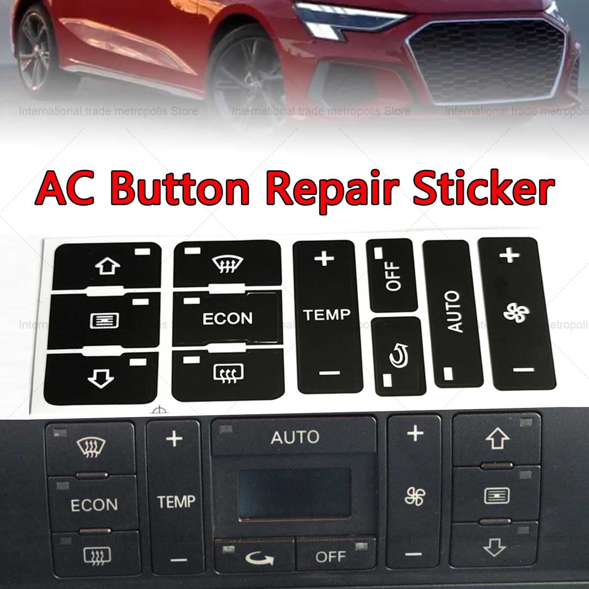 Car Air Conditioner Control Sw - Door Knob Replacement recensione e prezzo