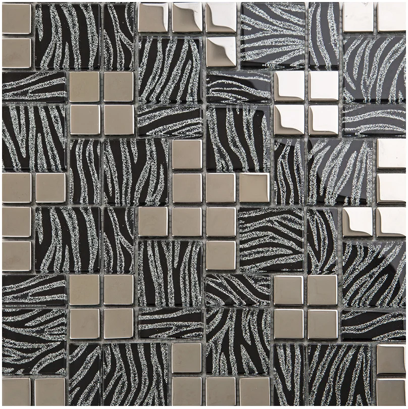 Luxury Black Silver Glass  Mos - Home Improvement Background recensione e prezzo