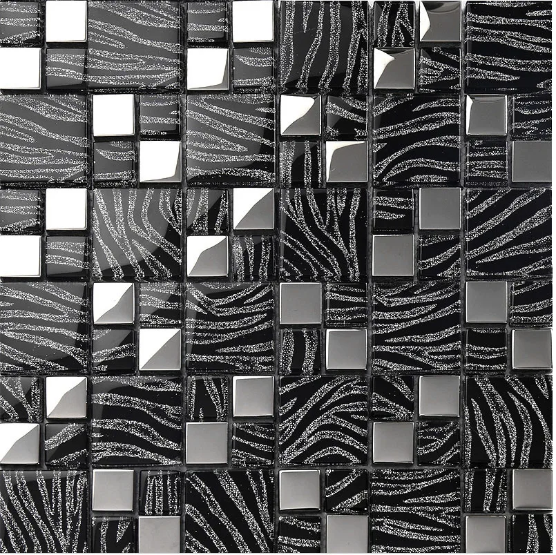 Luxury Black Silver Glass  Mos - Home Improvement Background recensione e prezzo