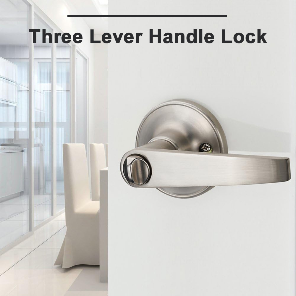 Locking Door Handle with 3 Key - Door Knob Replacement recensione e prezzo